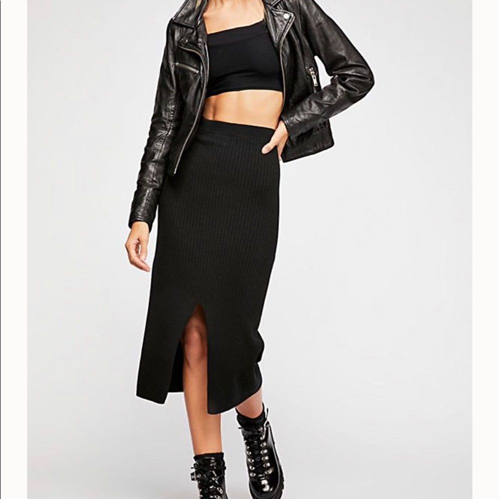 Free People Midi Skirt